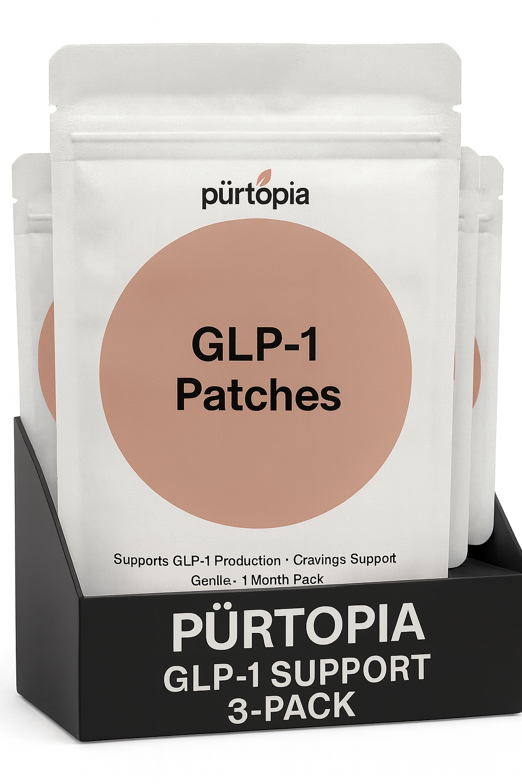 3-Month Supply (3 Packs of Pürtopia™ GLP-1 Support Patches)
