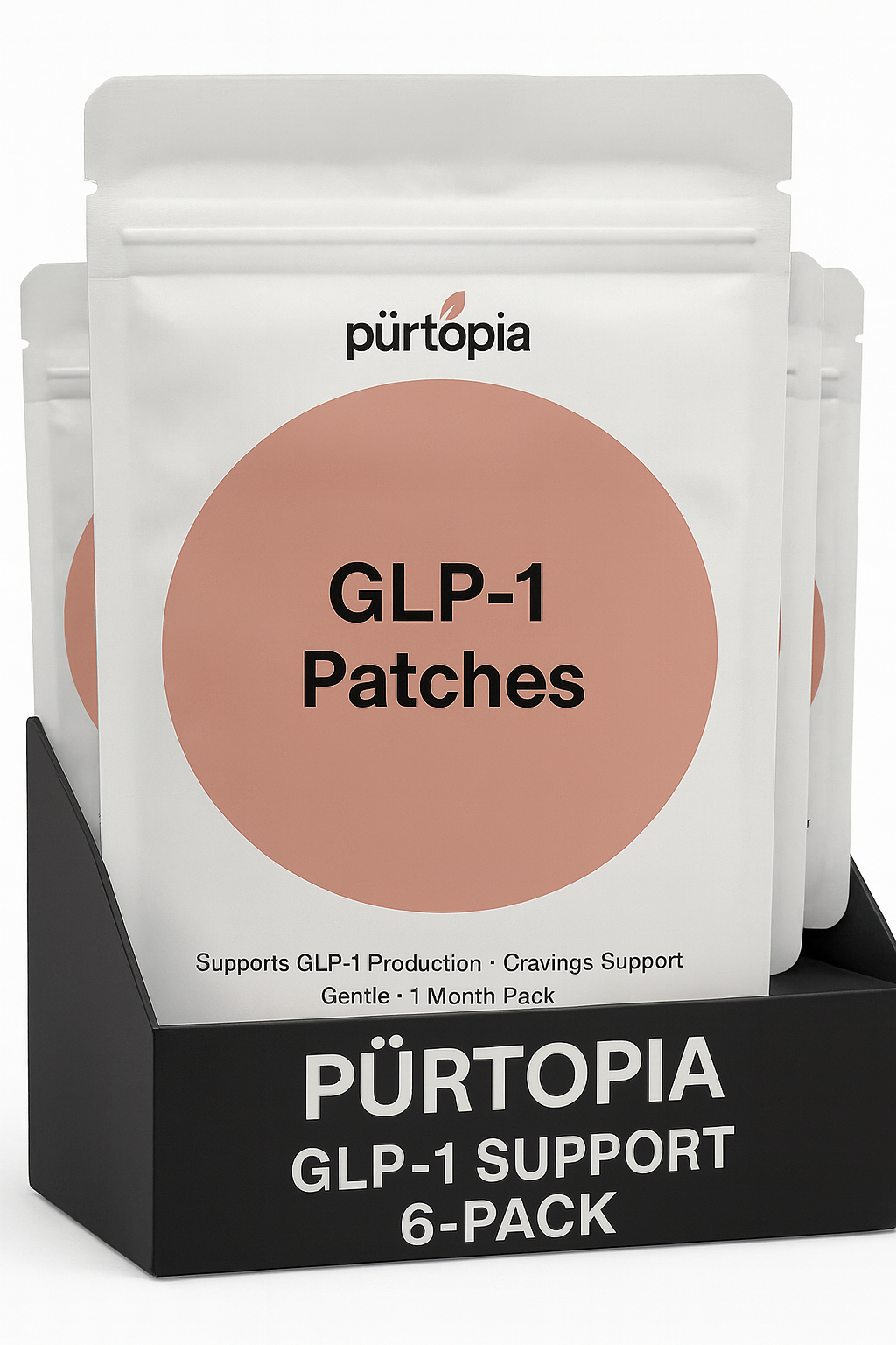 6-Month Supply (6 Packs of Pürtopia™ GLP-1 Support Patches)