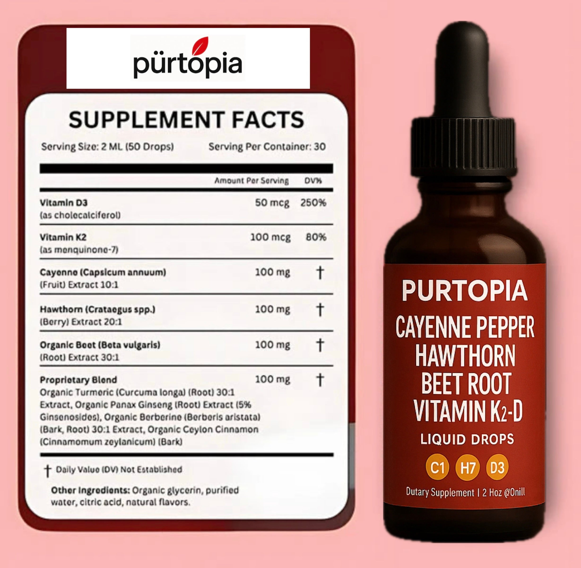 Pürtopia Cayenne Drops