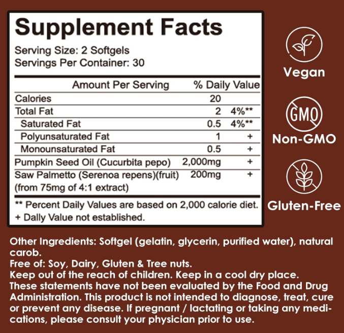 Purtopia™ Pumpkin Seed Capsules